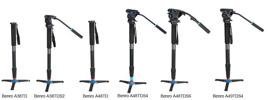 video monopod benro 