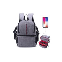 Рюкзак AccPro DAC-1721R grey/red 1