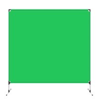 Фон у рамці з ніжками Puluz PU5203G Chroma Key зелений (200x200см)