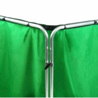 Фон екран розкладний Visico LP-400G green (2,4x4м) 2