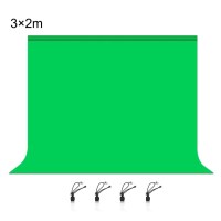 Фон студійний тканинний Puluz PU5214G green Chroma Key 3x2м