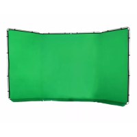 Фон екран розкладний Visico LP-400G green (2,4x4м)