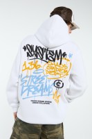 Худі з капюшоном і принтом new yorker fsbn 05.03.120.0886 білий р.xl-l