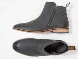 Черевики Superdry trenton zip boot 42 eu black nubuck 3