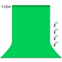 Фон студійний тканинний Puluz PU5209G green Chroma Key 1х2м