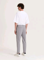 Брюки мужские reserved carrot slim 5709l-90p light grey р.xl(36) 2