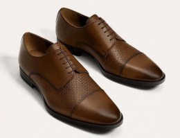 Туфли oxford ZARA 42 EU brown 
