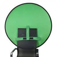 Фон складаний на спинку стільця Visico BP-014 Chroma Key зелений (140см)