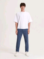 Брюки RESERVED carrot slim 5709L-55P steel blue р.L(34) 1