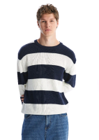 Светр із круглою горловиною lc waikiki w43392z8 - yd4 indigo синій р.l 1