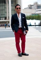 Чиносы reserved 34 slim  fit красный бургунди 3