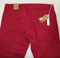 Чиносы reserved 34 slim  fit красный бургунди 7