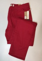 Чиносы reserved 34 slim  fit красный бургунди 4