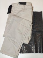 Брюки чиносы zara skinny fit eur 46. молочного кольору 6