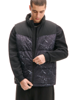 Стьобаний жилет з коміром-стійкою cropp 179fr-99x чорний р.l