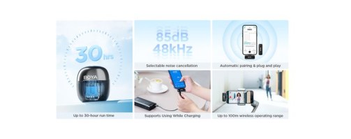 Микрофон Boya BY-WM3T-D2 charging case 7