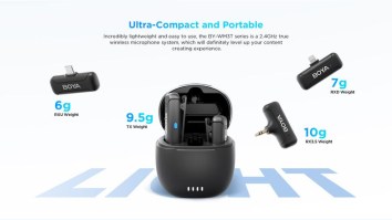 Микрофон Boya BY-WM3T-U2 charging case 9