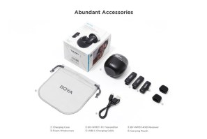 Микрофон Boya BY-WM3T-D2 charging case 14