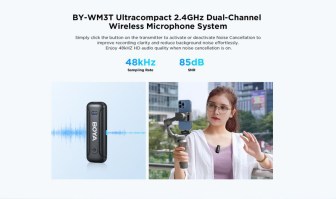 Микрофон Boya BY-WM3T-U2 charging case 12