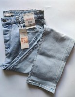 Джинсы topman 36-32 stretch slim light blue 4