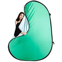 Фон в пружинной рамке Visico BP-028 Chroma Key (зелёный) 150x200см 1