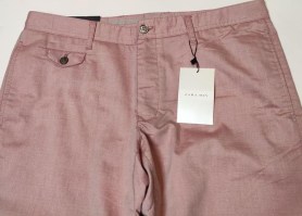 Брюки zara regular eur 44mex 34usa 34.бледно розовые. 2