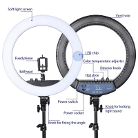 Кольцевой свет Visico RL-18BII AC/DC Ring Light (55W) 7