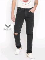 Джинсы brave soul 36r stretch skinny black