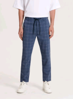 Брюки RESERVED carrot slim 5709L-55P steel blue р.L(34)