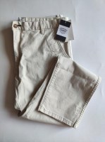 Штани springfield 36 р. нові, slim fit молочного кольору 4