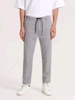 Брюки мужские reserved carrot slim 5709l-90p light grey р.xl(36)