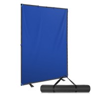 Фон у рамці з ніжками Visico BP-1522GB Chroma Key 2в1 зелений/синій (150x220см) 1