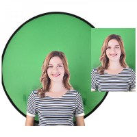 Фон складаний на спинку стільця Visico BP-014 Chroma Key зелений (140см) 2