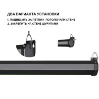 Фон ролет на стіну Visico RB-1820G Screen сiрий (1,8x2м) 3