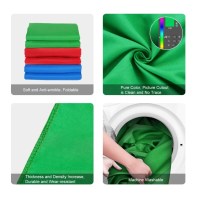 Фон студійний тканинний Puluz PU5215G green Chroma Key 1x1.5м 2