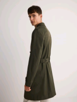Тренч Reserved двухбортный зеленый 9564N-77X р.XL 3