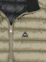 Стьобаний жилет з коміром-стійкою cropp 180fr-91x оливковий р.l 3