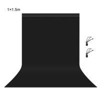 Фон студійний тканинний Puluz PU5215B black 1x1.5м