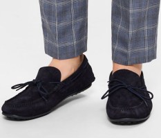 Замшеві мокасини selected homme slhsergio drive dark navy р.42 eu 1