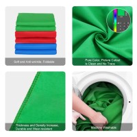 Фон студійний тканинний Puluz PU5207G green Chroma Key 2х2м 3