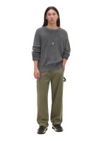 Мужские джинсы свободного кроя Cropp 566AT-91X Wide leg оливковый р.32 4
