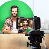 Фон складаний на спинку стільця Visico BP-014 Chroma Key зелений (140см) 4