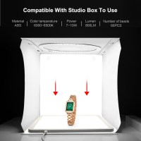 Світлодіодна панель для предметної зйомки Puluz PU5131W (30x30см) 6