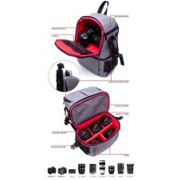 Рюкзак AccPro DAC-1721G black/red 2
