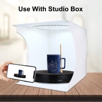 Поворотний стіл для предметної зйомки Puluz PU3049B black (30см) 6