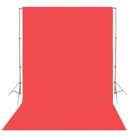 Фон бумажный Visico P-56 Red 2,75 x 10,0 м