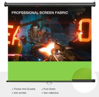 Фон ролет на стіну Visico RB-1820 Chroma Key Screen зелений (1,8x2м) 6