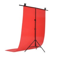 Фон для зйомки Visico PVC-1220 Red (120x200см) 1