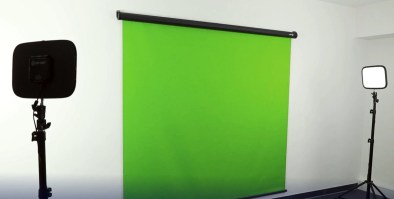 Фон ролет на стіну Visico RB-1820 Chroma Key Screen зелений (1,8x2м) 7