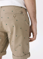 Шорты Hose Brand VJ455-08X L с мелким принтом бежевые 2